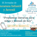 III JORNADAS DE LITERATURA INFANTIL Y JUVENIL 2022